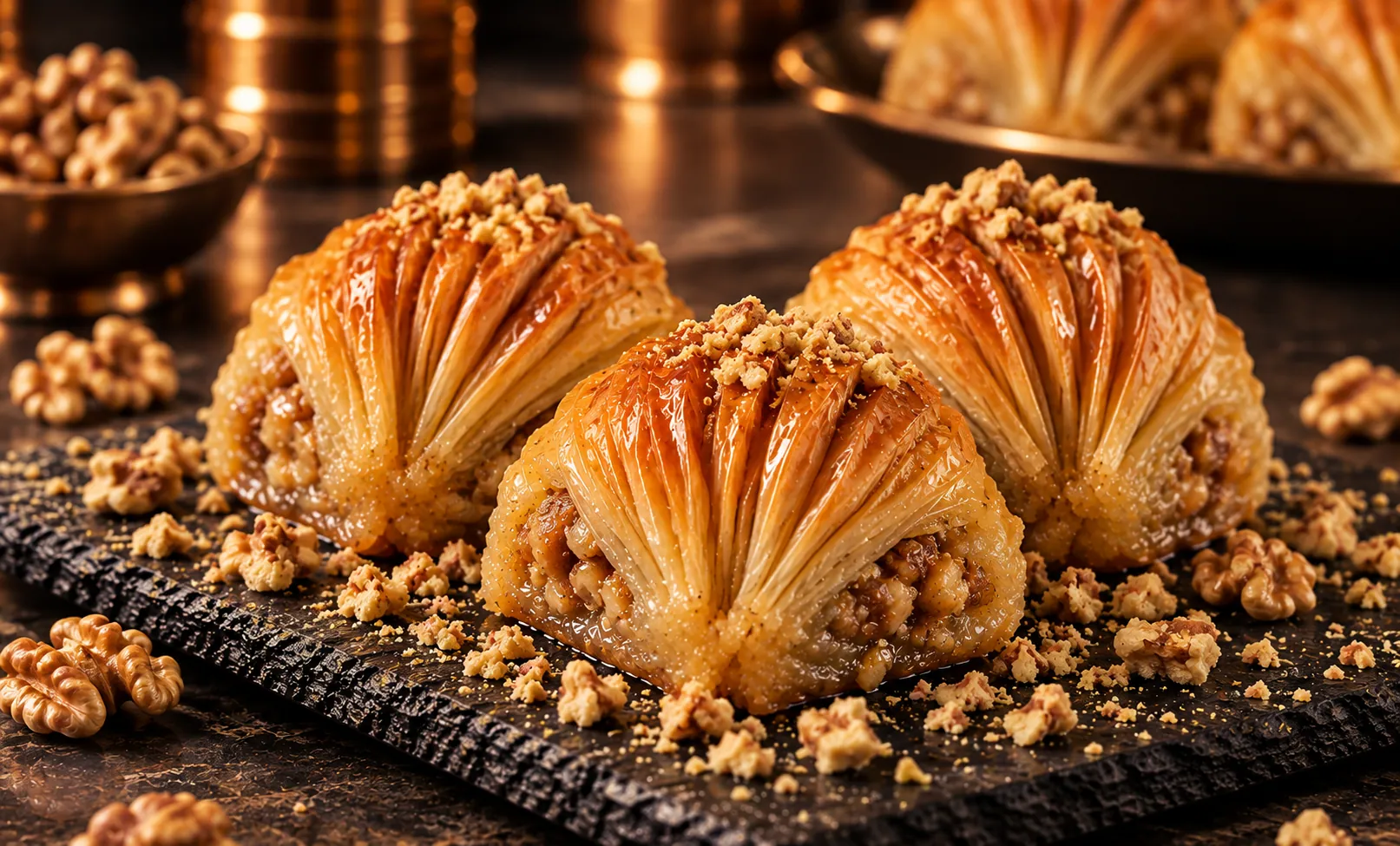 Söğütlü Gross cevizli midye baklava
